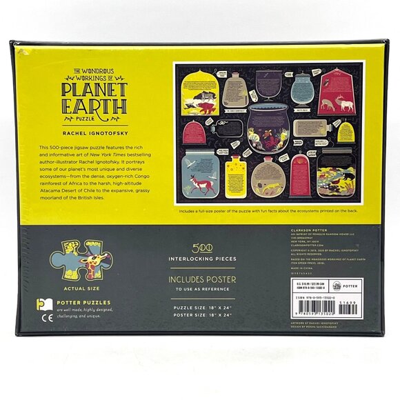 The Wondrous Workings Of Planet Earth 500-Piece Jigsaw Puzzle & Poster Ecosystem - Picture 2 of 12